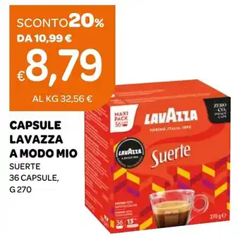 Capsule Lavazza a modo mio suerte