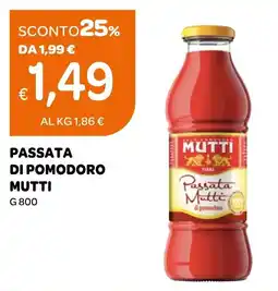 Ekom Passata di pomodoro Mutti offerta