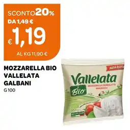 Ekom Mozzarella bio vallelata offerta