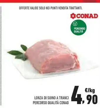 Conad City Conad lonza di suino a tranci offerta