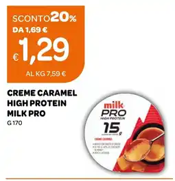 Ekom Creme caramel high protein milk pro offerta