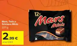 Carrefour Mars Minis offerta