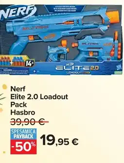 Carrefour Nerf Elite 2.0 Loadout Pack Hasbro offerta
