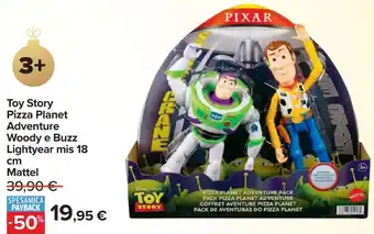 Toy Story Pizza Planet Adventure Woody e Buzz Lightyear