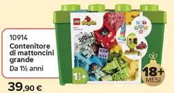Carrefour LEGO duplo Contenitore di mattoncini grande offerta