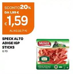 Ekom Speck Alto Adige IGP Sticks offerta