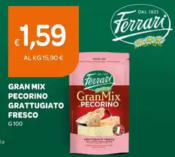 Ekom Gran Mix Pecorino Grattugiato Fresco Ferrari offerta