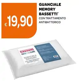 Ekom Guanciale memory Bassetti offerta