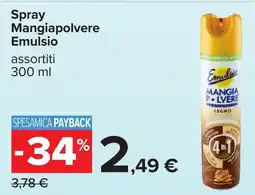 Carrefour Spray Mangiapolvere Emulsio offerta