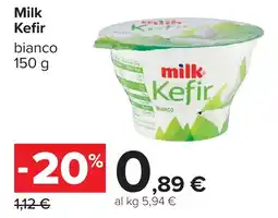 Carrefour milk Kefir Bianco offerta