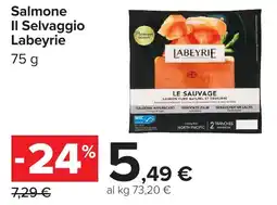 Carrefour Salmone Il Selvaggio Labeyrie offerta