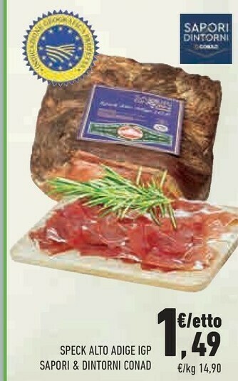 Conad City Sapori & dintorni conad speck alto adige igp offerta