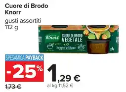 Carrefour Cuore di Brodo Knorr offerta