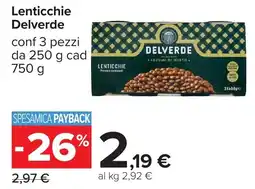 Carrefour Lenticchie Delverde offerta