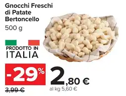Carrefour Gnocchi Freschi di Patate Bertoncello offerta