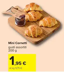 Carrefour Mini Cornetti gusti assortiti offerta