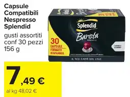 Carrefour Capsule compatibili Nespresso Splendid offerta