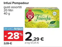 Carrefour Infusi Pompadour offerta
