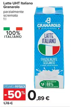 Carrefour Latte UHT Italiano Granarolo offerta