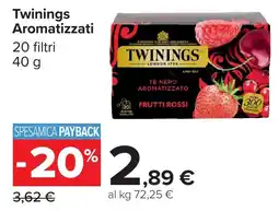 Carrefour Twinings Aromatizzati offerta