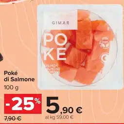 Carrefour Market Poké di Salmone GIMAR offerta