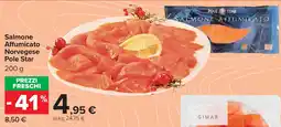Carrefour Market Salmone Affumicato Norvegese Pole Star offerta
