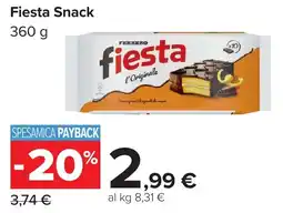 Carrefour Ferrero Fiesta l'Originale offerta