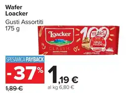 Carrefour Wafer Loacker Gusti Assortiti offerta