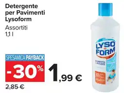 Carrefour Market Detergente per Pavimenti Lysoform offerta