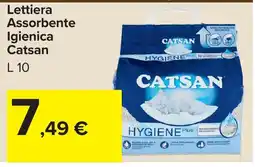 Carrefour Market Lettiera Assorbente Igienica Catsan offerta
