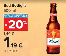 Carrefour Market Bud Bottiglia offerta