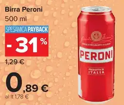 Carrefour Market Birra Peroni offerta