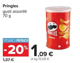 Carrefour Pringles gusti assortiti offerta