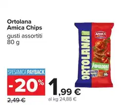 Carrefour Ortolana Amica Chips offerta