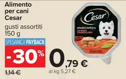 Carrefour Alimento per cani Cesar offerta