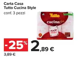 Carrefour Carta Casa Tutto Cucina Style offerta