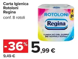 Carrefour Carta Igienica Rotoloni Regina offerta