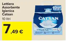 Carrefour Lettiera Assorbente Igienica Catsan offerta