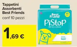 Carrefour Tappetini Assorbenti Best Friends offerta