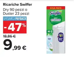 Carrefour Ricariche Swiffer Dry offerta