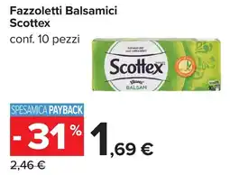 Carrefour Fazzoletti Balsamici Scottex offerta