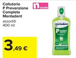 Carrefour Collutorio P Prevenzione Completa Mentadent offerta