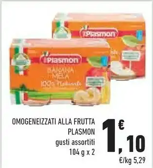 Conad City Omogeneizzati alla frutta g 208 offerta