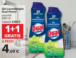 Carrefour Gel Lavastoviglie Dual Power offerta
