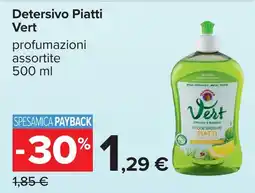 Carrefour Detersivo Piatti Vert offerta