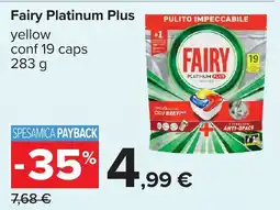 Carrefour Fairy Platinum Plus yellow offerta