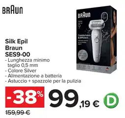 Carrefour Silk Epil Braun offerta