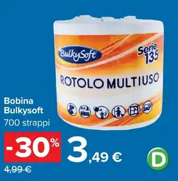 Carrefour Bobina Bulkysoft offerta
