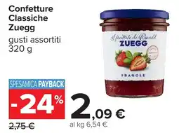 Carrefour Confettura Classiche Zuegg offerta