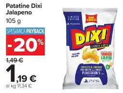 Carrefour Patatine Dixi Jalapeno offerta